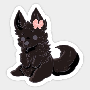 Cute cartoon dog Sticker